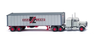 Wiking 052707 - H0 - Peterbilt Containersattelzug Sealand